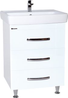 Тумба под раковину Bellezza Рокко 60см белый 00000010061